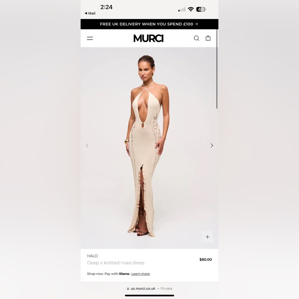 MURCI HALO KNIT DRESS